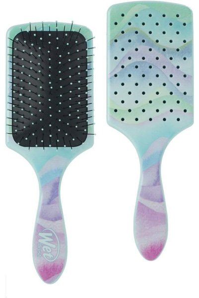 Wet Brush فرشاة فك تشابك الشعر بادل من ويت براش حصرية لأمازون، شعيرات انتيلي ...
