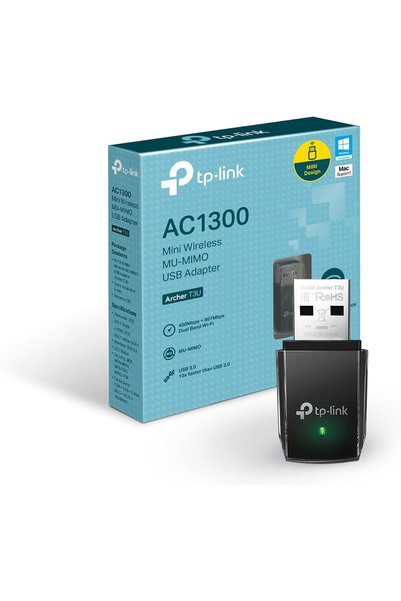 TP-LINK AC1300 USB WiFi Adapter(Archer T3U)- 2.4G/5G Dual Band Wireless Netwo...