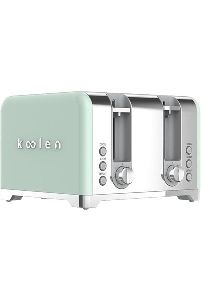Koolen محمصة خبز من الفولاذ المقاوم للصدأ، طراز "ليمتد لاين"، تتسع لأربع شرائ...