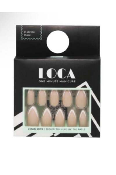 loça Loca Nails French stiltto shape (15)
