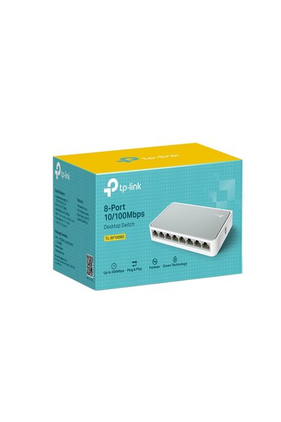 TP-LINK 8 PORT 10/10 Mpbs TL-SF1008D SWITCH