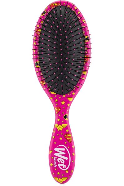 Wet Brush فرشاة فك تشابك الشعر الأصلية، لون أرجواني حصري - شعيرات فائقة النعو...