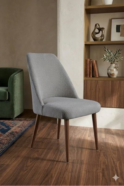 ELHOŞ husă pentru scaun model oval mare model pătrat lycra elastică 1 bucată