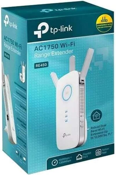 TP-LINK Tplink Re450 1750mbps Ac Wifi Extender Signal Repeater