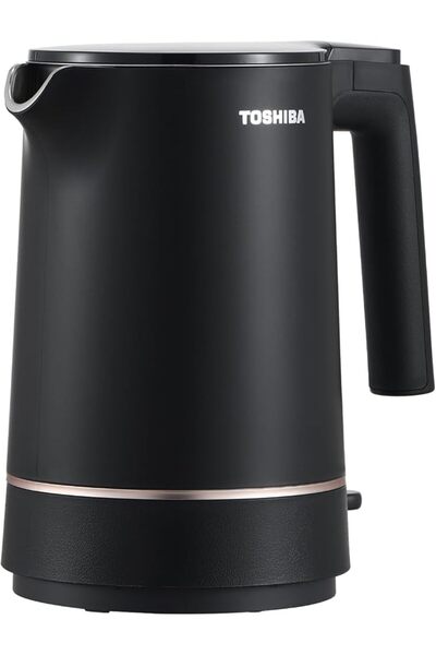 Toshiba غلاية كهربائية سعة 1.5 لتر، 1800 واط، مصنوعة من الفولاذ المقاوم للصدأ...
