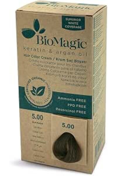 BIOMAGIC Permanent Hair Color, Keratin & Argan Oil Line, Ammonia FREE Hair Dy...