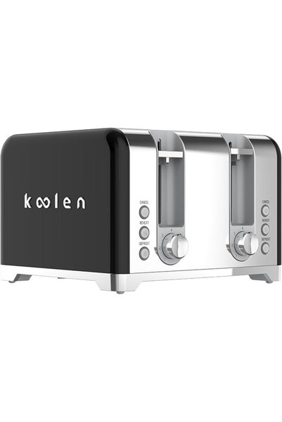 Koolen محمصة خبز من الفولاذ المقاوم للصدأ، طراز "ليمتد لاين"، تتسع لأربع شرائ...