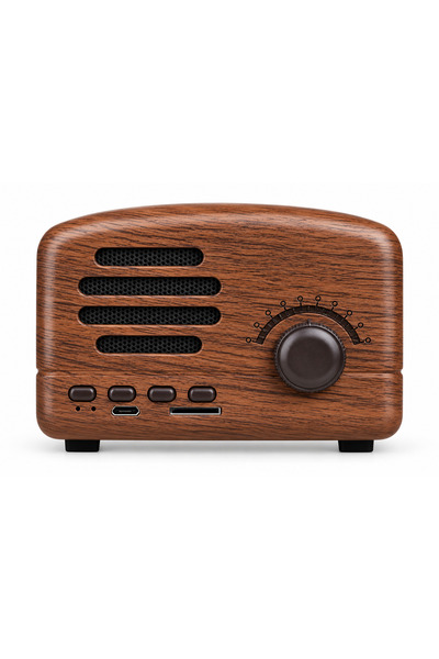 Generic Brand Boxă Portabilă Bluetooth Vintage, Design Retro, Bass Puternic, ...