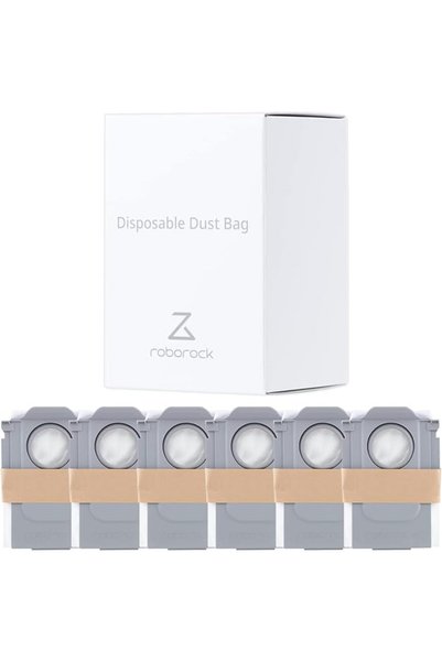 Roborock Original Disposable Dust Bags 6 Pack for Qrevo,Saros Series | 6 self...