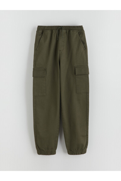 LC Waikiki Nevavm with a Difference Price Lcw Kids Green Elastic Waist Boys C...
