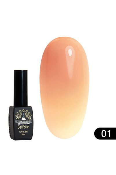 global fashion Θερμολάκα Τζελ 01, 8 ml