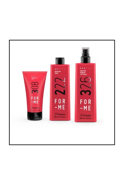 FRAMESİ Set styling For-Me pentru păr creț, definire bucle și anti-frizz, 200...