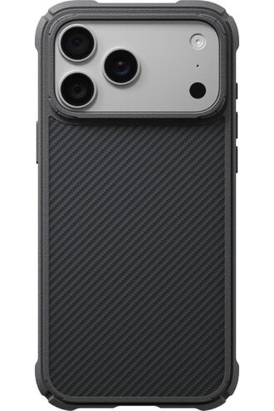 PITAKA Husa pentru iPhone 18 Pro Max, model Cairn, Negru/Gri