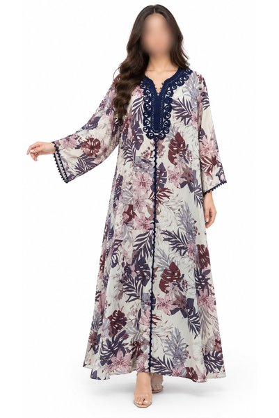 Elaa Embroidered Kuvaiyya Jalabiya | Elaa