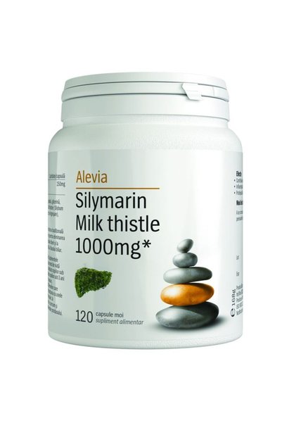 Alevia Supliment alimentar Silymarin Armurariu 1000 mg Alevia, 120 capsule