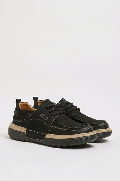 Faruk balkanas Barbaros Model Genuine Nubuck Leather Casual Shoes with Import...