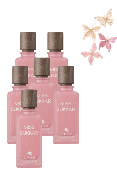Miss 6 قطع Elfaris Sukkar Perfume 200 مل