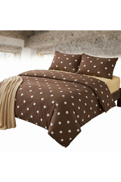 TextiLici Lenjerie de pat, 4 piese, cearceaf cu elastic universal 160/180 x 2...
