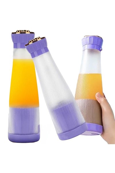 OEM Blender portabil, 400 ml, 20W, 6 lame din oțel inoxidabil, baterie de 120...