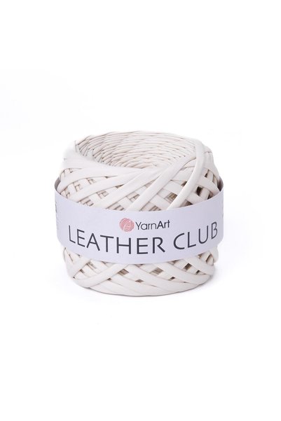 Yarnart LEATHER CLUB - KNIT YARN, OFF-WHITE-6106