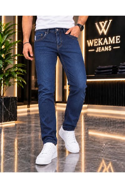 WKM Men's Stretch Fabric Slim Fit Denim Jeans