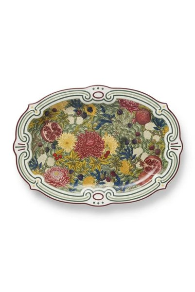 Monna Rosa Nivara Melamine Oval Presentation Plate 50 cm