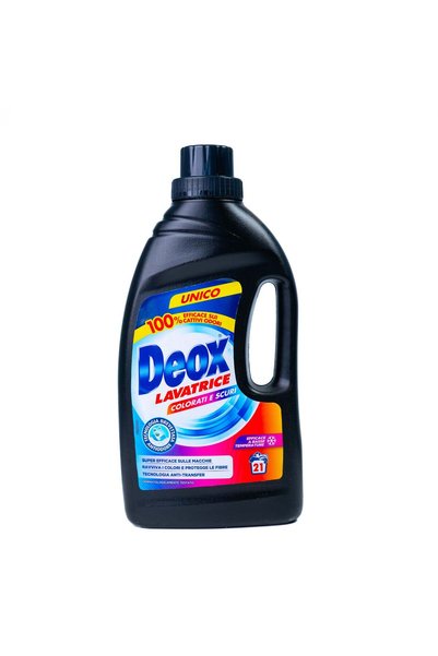 Deox Detergent lichid pentru rufe colorate și închise, 21 spălări, 1,05 L