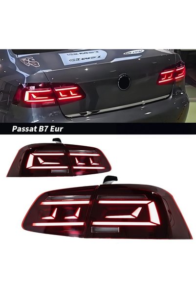 X POWER TUNİNG VW PASSAT B7 2012-2016 B8.5 DİZAYN LEDLİ ARKA STOP