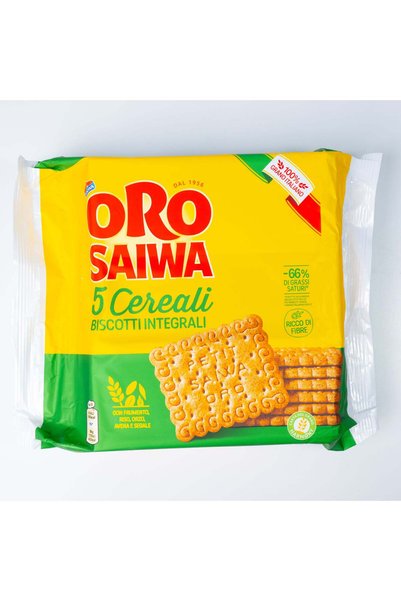 Saiwa Biscuiți Oro cu 5 cereale Saiwa, 420 g