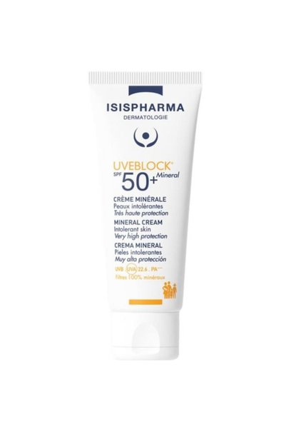 ISISPHARMA Crema Minerala cu Protectie Solara SPF50+ pentru Fata - Uveblock S...