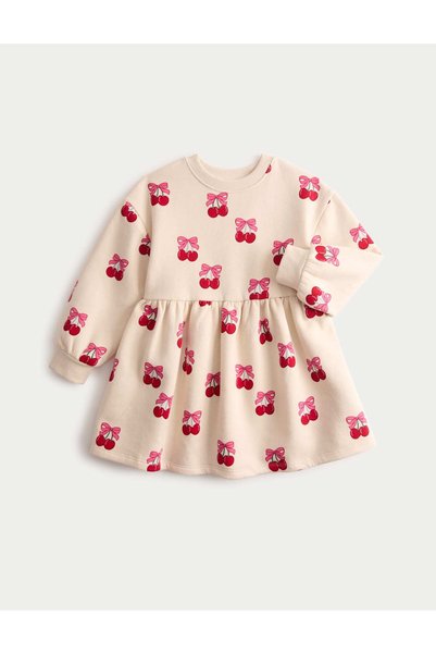Marks & Spencer M&S 0025 Rochie de trening CHERRY NB, 6- ECRU MIX