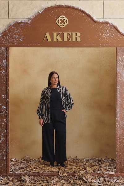 Aker Black Evening Dress Pants