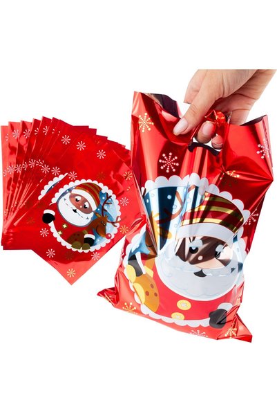 Martom Pungi cadou, săculeți cadou, pungi de plastic, pentru Ziua Sfântului N...