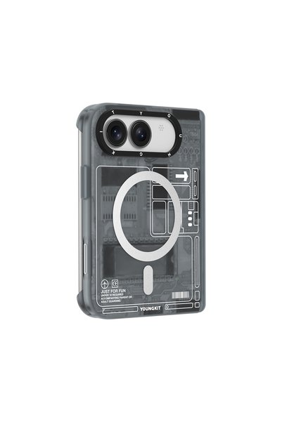 Youngkit iPhone Duo-Compatible Case with M-safe Technology and Camera Control...