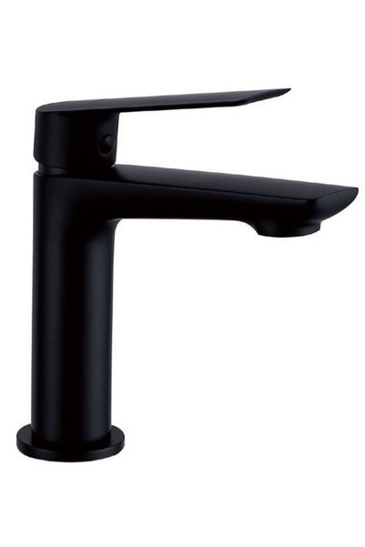 DEMM RUBINETTERIA Baterie de lavoar, Demm, Sleek, cu ventil, negru mat
