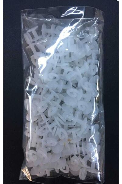 THREESTEP Snap-On Curtain and Tulle Button Cornice Ring (25 Pieces) with Sew-...