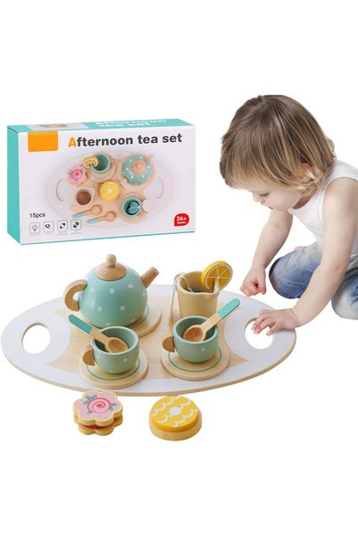 MalPlay Set de ceai din lemn