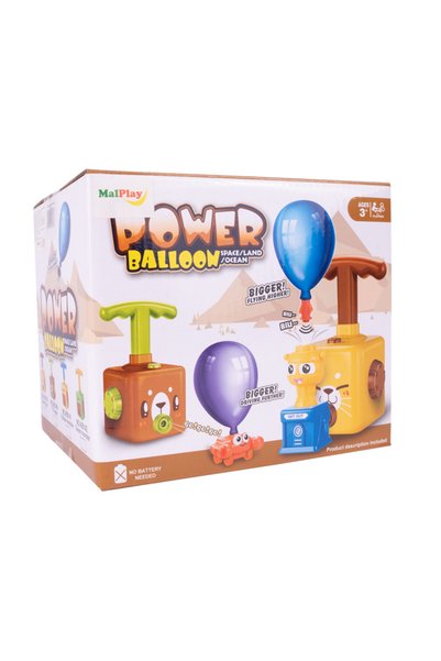 MalPlay Balloon blowing game - Vehicles