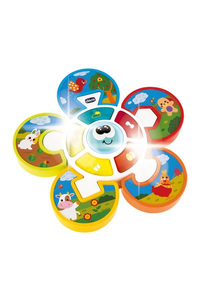 Chicco Centru muzical de activitati ghiceste animalutul, 12-36luni