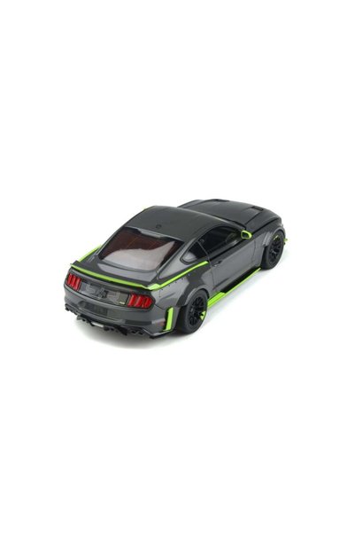 Gtspirit GT384 فورد موستانج RTR Spec 5 كوبيه 2021 رمادي/أخضر 1/18 GT-Spirit