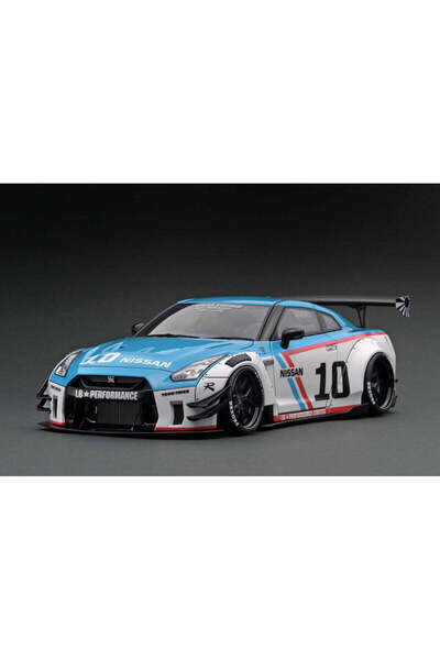 ignitionmodel IG2344 LB-WORKS نيسان GT-R R35 نوع 2 أبيض/أزرق
