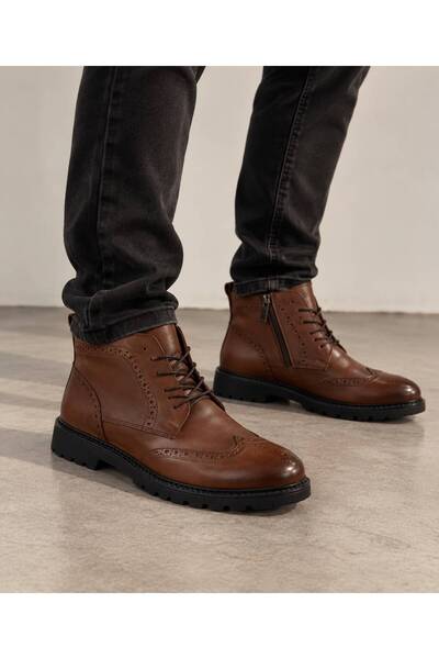Acarbey Stylish and Comfortable Men's Lace-Up Ankle Boots