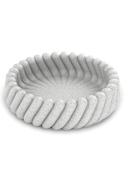 Generic Spiral Ribbed Catchall Bowl, 16 cm Twisted Key Bowl for Entryway, Coi...