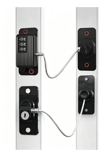 BYBEO 2-Piece Baby Safety Locks, Combination Lock and Key Lock, Kids Security...