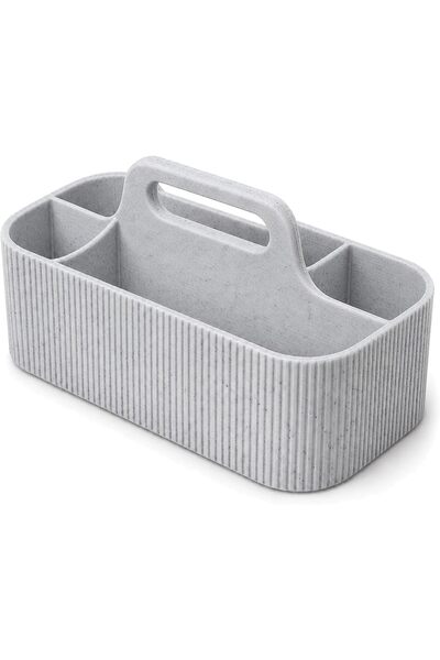 Generic Desk Caddy with Handle and 2 Removable Compartment Inserts, Art Suppl...