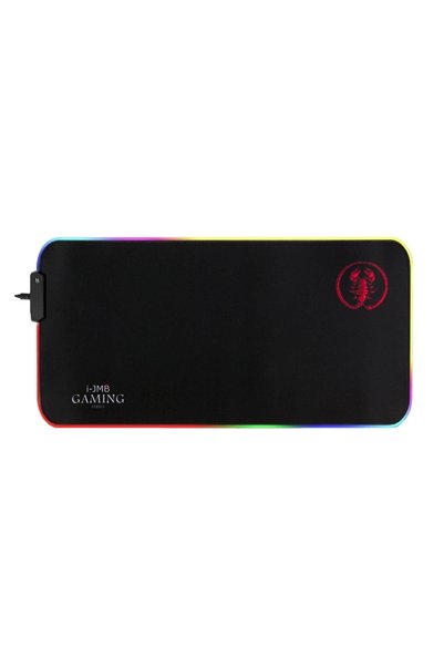 JMB Mousepad gaming RGB 59,5x30 cm, 10 moduri LED – bază antiderapantă și sup...