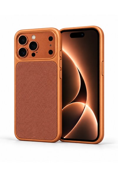WATCHOFROYAL Gridcase iPhone 17 Pro Max Orange Magnetic Case
