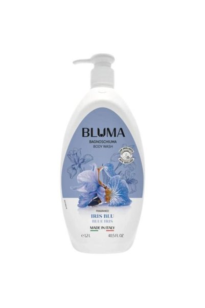 BLUMA Creamy Shower Gel with Blue Iris Fragrance - Bodysuit Wash with Blue Ir...
