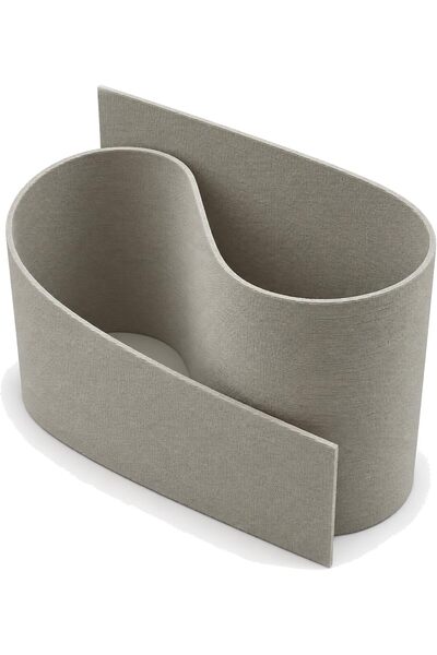 Generic Wave Desk Organizer 18 cm, Modern Countertop Caddy for Pens, Makeup B...