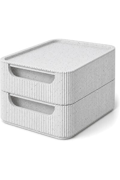 Generic Stackable 2-Drawer Desk Organizer, Makeup, Jewelry and Office Supplie...
